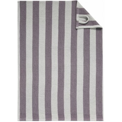 CAWÖ Piqué Streifen 536 švestka/platina 50 x 70 cm – Zboží Mobilmania