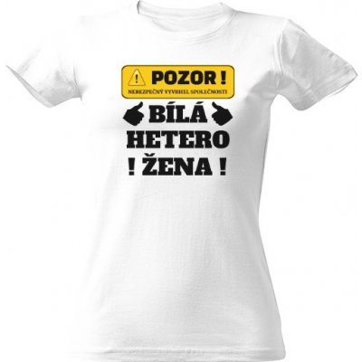 Tričko s potiskem Vyvrhel společnosti-bílá hetero žena Bílá – Hledejceny.cz