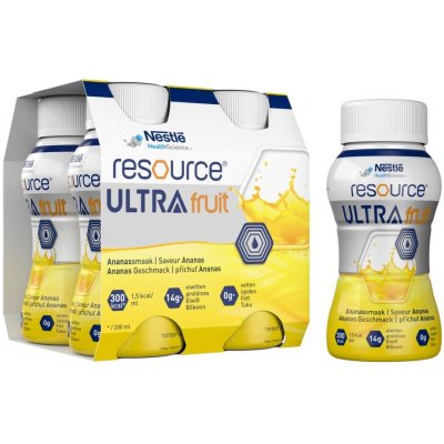 RESOURCE ULTRA FRUIT HIGH PROTEIN PŘÍCHUŤ ANANAS POR SOL 4X200ML – Hledejceny.cz