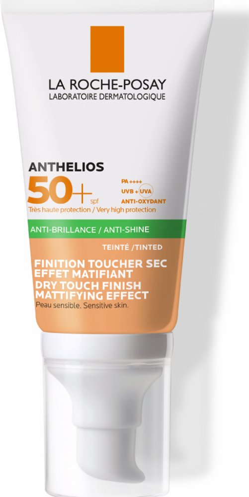 La Roche-Posay Anthelios XL zmatňující zabarvený gel-krém SPF50+ 50 ml –  Zboží Dáma