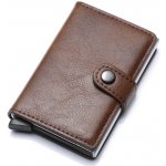 SALOM Bezpečnostní RFID peněženka a pouzdro na karty X-9B Barvy: Tmavě hnědá – Zboží Živě