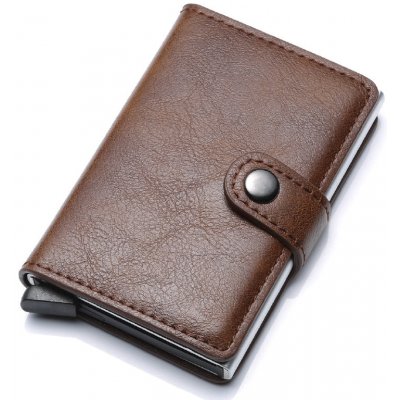 SALOM Bezpečnostní RFID peněženka a pouzdro na karty X-9B Barvy: Tmavě hnědá – Zboží Živě