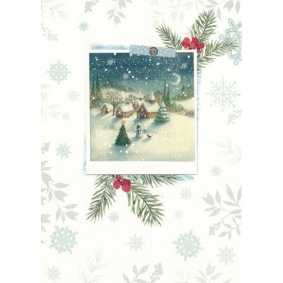 Pohlednice Vánoční vesnička – Zboží Mobilmania