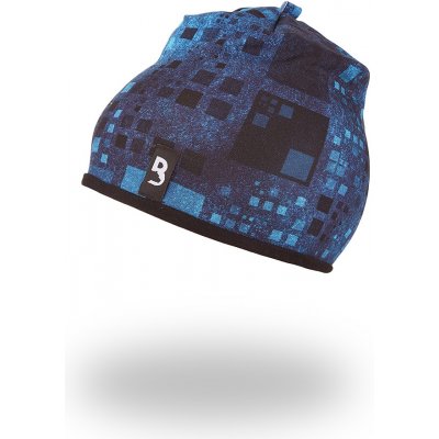 LITTLE ANGEL čepice podšitá Outlast® denim čtverce černá – Hledejceny.cz