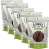 Pamlsek pro psa SIMPLY FROM NATURE Meat Strips pamlsky s jelením masem pro psy 5 x 80 g