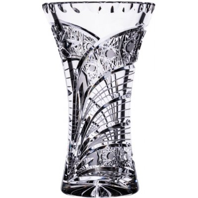 ONTE CRYSTAL Broušená váza (tvar X) 80029, vel. 20,5cm, Kometa – Zboží Dáma