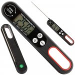 Verk Group Kuchyňský jehlový teploměr s LCD displejem na maso a víno, 300 °C, vaření polévek – Hledejceny.cz