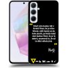 Pouzdro a kryt na mobilní telefon Samsung Picasee Ultimate Case Samsung Galaxy A35 5G Kazma MĚLI BYSTE SE DO TOHO PUSTIT