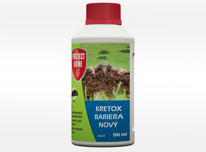 Kretox Bariéra k odpuzování krtků 500 ml