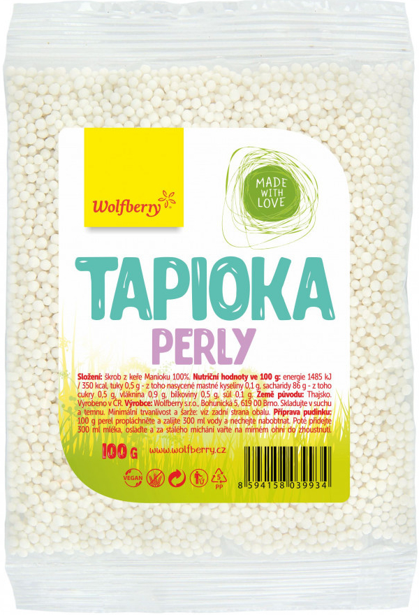 Wolfberry Tapioka perly 100 g od 17 Kč - Heureka.cz