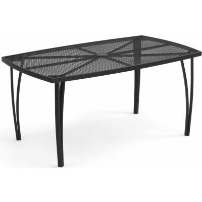 Vikio Zahradní kovový stůl 150x90cm V125C černá – Hledejceny.cz
