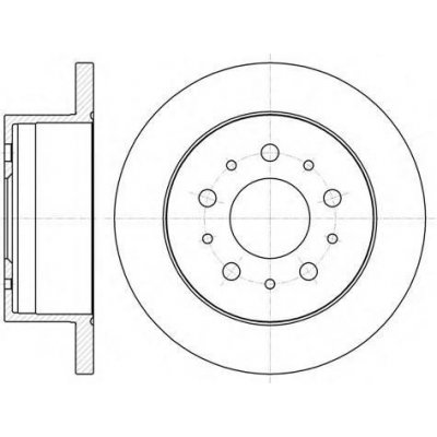 REMSA Brzdový kotouč - 280 mm RMS 61055.00