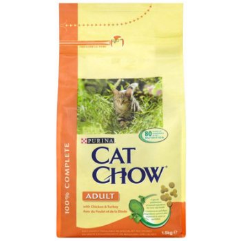 Cat Chow Adult kuře krůta 1,5 kg