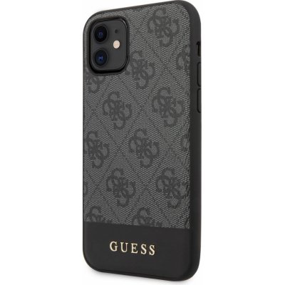 Guess 4G Stripe iPhone 11 šedé – Zboží Mobilmania