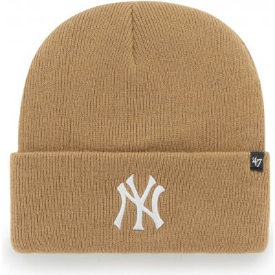 47 MLB NEW YORK YANKEES HAYMAKER CUFF KNIT Béžová Bílá – Hledejceny.cz