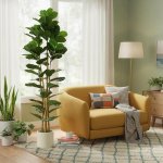 HOMCOM Umělý fíkovník 150 cm | zelený – Hledejceny.cz