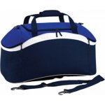 BagBase sportovní prostorná na zip Holdall 54 l modrá námořní modrá královská bílá 64 x 35 x 31 cm – Zboží Dáma