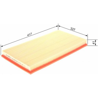 Vzduchový filtr BOSCH F 026 400 122 (F026400122) – Hledejceny.cz