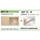 Set dřezu a baterie Set Blanco Favum XL 6 S + Daras-S