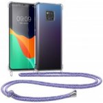 Pouzdro Kwmobile průhledné Huawei Mate 20 Pro fialové