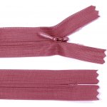 Spirálový zip no.3 skrytý nerozepínací 20cm - více barev color: 578 vínová – Hledejceny.cz