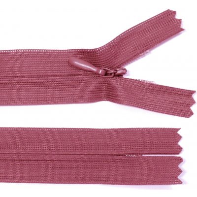 Spirálový zip no.3 skrytý nerozepínací 20cm - více barev color: 578 vínová – Hledejceny.cz