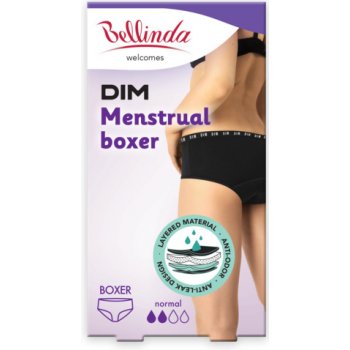 Bellinda Bavlněné menstruační kalhotky MENSTRUAL BOXER NORMAL černá