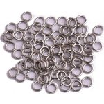 Spojovací kroužky 5mm - 100ks Barva: platina – Zboží Dáma
