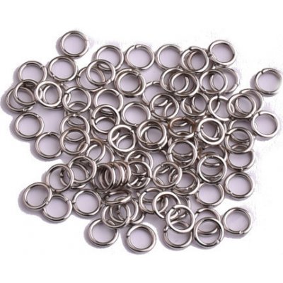 Spojovací kroužky 5mm - 100ks Barva: platina – Zboží Dáma