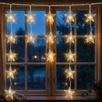Linder Exclusiv Vánoční světelný závěs Hvězdy 40 LED Teplá bílá – Hledejceny.cz