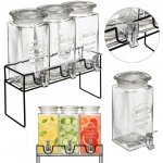 Secret de Gourmet Nádoby na limonádu MODERN na stojanu 3 x 1,5L – Zboží Mobilmania