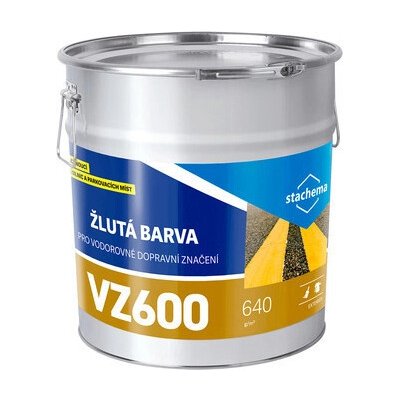 STACHEMA CZ vodorovné dopravní značení žlutá 35 kg – Hledejceny.cz