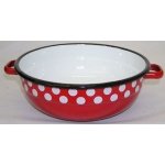 Metalac Smaltovaná mísa dekor puntík 18 cm – Hledejceny.cz