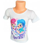 Setino Dívčí tričko třpytka a světla sparkle krátký rukáv bílé Bílá – Hledejceny.cz