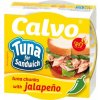 Konzervované ryby Calvo Tuňák s chilli paprikami Jalapeno ve slunečnicovém oleji 142 g