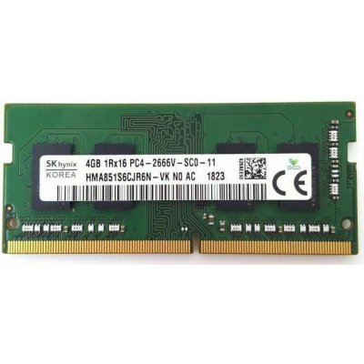 hynix SODIMM DDR4 4GB 2666MHz CL19 HMA851S6CJR6N-VK N0 AC – Zbozi.Blesk.cz