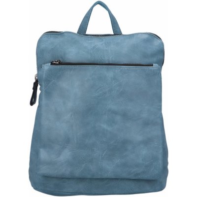 Praktický dámský koženkový kabelko/batůžek Reyes světle modrá – Zboží Mobilmania
