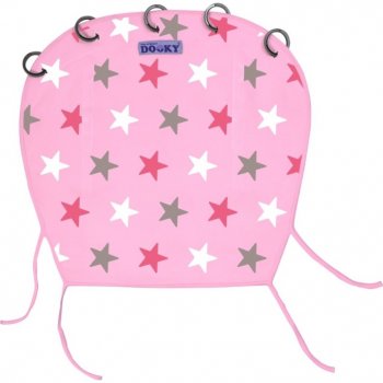 Dooky Design sluneční clona Pink Stars