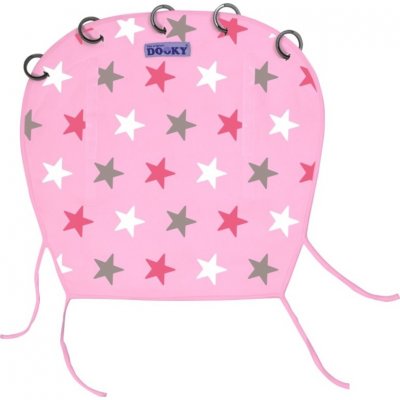 Dooky Design sluneční clona Pink Stars – Zboží Dáma