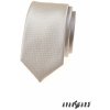 Kravata Avantgard Kravata Slim Lux 571-22308 ivory/stříbrná