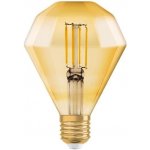 Osram LED světelný zdroj Deco Diamond, 4 W, 470 lm, teplá bílá, E27 VINTAGE 1906 LED CL DIAMOND FIL GO – Hledejceny.cz