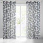 EUROFIRANY ZÁVĚS NA KROUŽCÍCH FABIA 140X250 CM VZOROVANÁ – Hledejceny.cz