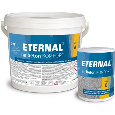 Austis ETERNAL na beton KOMFORT RAL 9005 černý 4,8 kg (sada A 4 kg + B 0,8 kg) AUSTIMIX