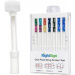 RightSign Multidrogový test na 9 drog ze slin 1 ks – Zbozi.Blesk.cz