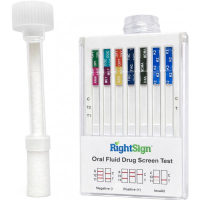 RightSign Multidrogový test na 9 drog ze slin 1 ks – Zbozi.Blesk.cz