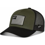 Alpinestars Flag Snapback Trucker Military/Black – Zboží Mobilmania