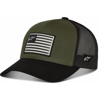 Alpinestars Flag Snapback Trucker Military/Black – Zboží Dáma
