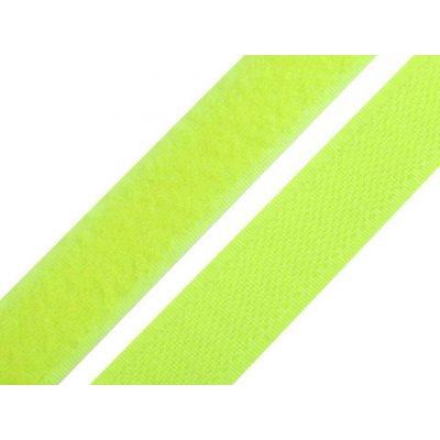 Suchý zip háček + plyš šíře 20 mm (5087) žlutozelená neon – Hledejceny.cz