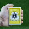 Hrací karty - poker Bicycle Poker deck USPCC Žlutá