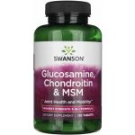 Swanson Glukosamin Chondroitin i MSM 120 tablet – Hledejceny.cz